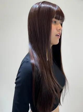 ロング カラー 似合わせhair /モガミユナ🎀のヘアスタイル