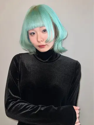 ショート カラー haco＋所属・圧倒的デザイン力 店長🎨RENAのヘアスタイル