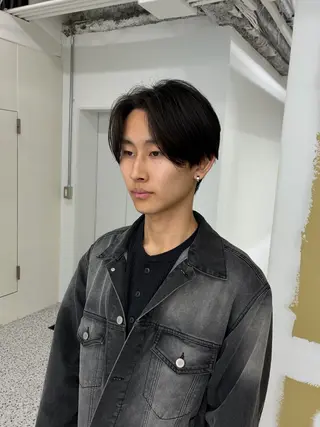 メンズ メンズカット パーマ[佐橋]のヘアスタイル