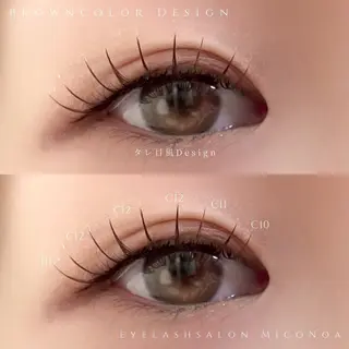 マツエク・マツパ MicoNoa所属・MicoNoa Asamiのマツエク・マツパデザイン