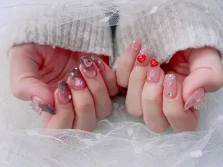 ネイル ラベンダー💖日暮里 ルル💖ネイルのネイルデザイン