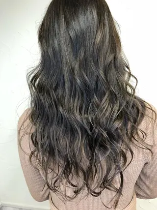 ロング カラー 髪質改善/レイヤー ストウシンゴのヘアスタイル