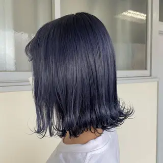 ミディアム カラー ヘアアレンジ maoブリーチ無し 似合わせカラーのヘアスタイル