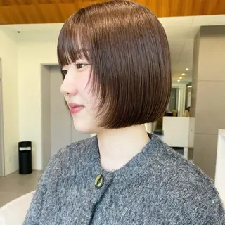 ミディアム カラー レイヤーカット/暖色 カラー/mao🎀のヘアスタイル