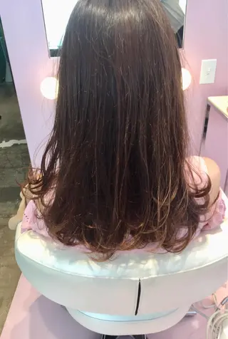 ミディアム 所渉/韓国レイヤー /ウルフカットのヘアスタイル