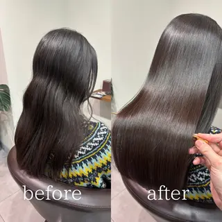 セミロング ROOM所属・髪質改善・縮毛矯正/ 下村陽平のヘアスタイル