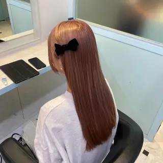 ロング 🩷モテ髪＆透明感 🩷ミルクティー🩷のヘアスタイル