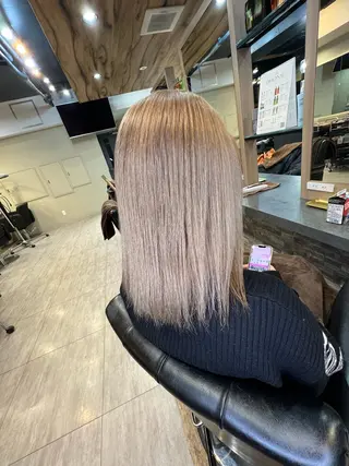 ミディアム 横浜/エクステ特化× 艶カラー/あいかのヘアスタイル