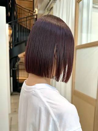 ショート sea by luvismけやき通り2号店所属・ボブ/ショート/ 縮毛矯正/岸本恭明のヘアスタイル