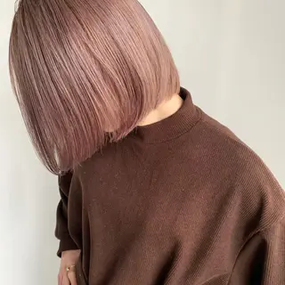 ミディアム ✨艶ブリーチカラー ✨四ノ宮裕己のヘアスタイル