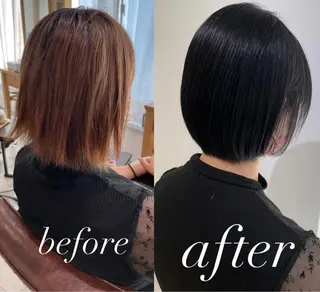 ショート カラー eins.hair所属・過去一の柔髪ヘア 🌿einshairのヘアスタイル