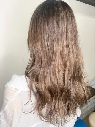 ロング カラー 店長 奈須 雄紀のヘアスタイル