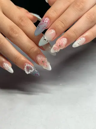 ネイル JERRIE 　 韓国ネイル/自爪育成所属・✴︎JERRIE✴︎ 浮かない◎折れない◎のネイルデザイン