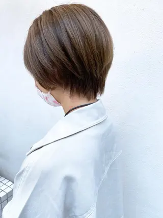 ショート カラー 髪質改善/艶髪 やまなかのヘアスタイル