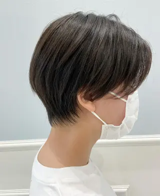 ショート 透明感カラー 松田晃代のヘアスタイル