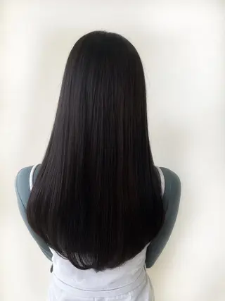 ロング カラー BLENDby happiness所属・KAORU/絹髪 /髪質改善/奈良のヘアスタイル