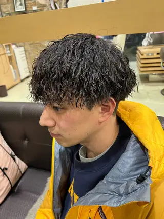 パーマ メンズ メンズカット松戸/韓 国/メンズパーマ航太のヘアスタイル