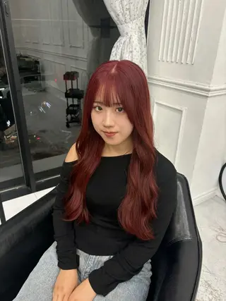 カラー MaisonHALU 松浦光咲のヘアスタイル