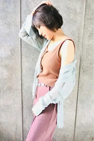 ショート ICON所属・艶美髪マスター 店長✂︎YUKKEのヘアスタイル