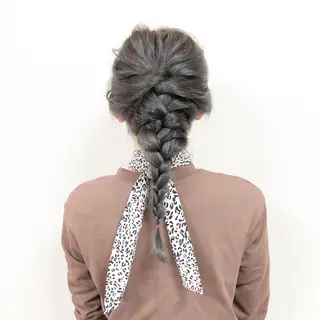 ロング カラー ヘアアレンジ 吉野 優子のマツエク・マツパデザイン