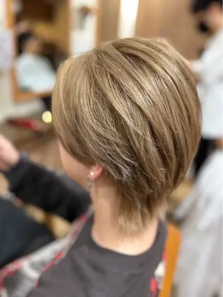 ショート カラー メンズ 𝕹 𝕽のヘアスタイル