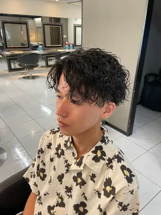 ショート カラー パーマ メンズ 🔥お値段以上🔥 メンズ特化たかひろのヘアスタイル