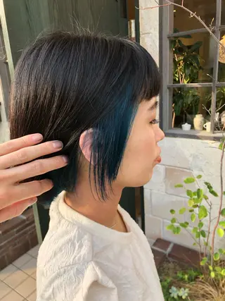 カラー rocca所属・鮫島 連のヘアスタイル