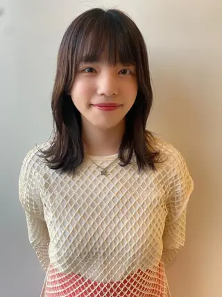 セミロング カラー nambu-GARDEN所属・上田 昂雅のヘアスタイル