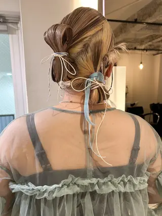 ロング カラー Loom.所属・村上雅人 ナチュラルモードのヘアスタイル