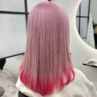 ロング カラー Ren. 🦋デザインカラーのヘアスタイル