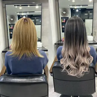 ロング カラー ヘアアレンジ ar+ ❤︎ maiのヘアスタイル