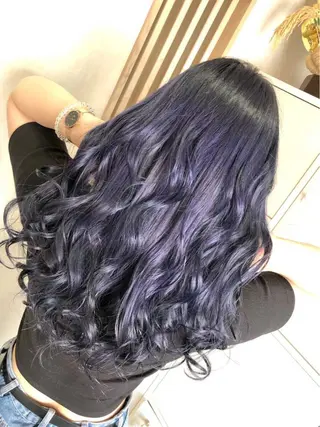 ロング ヘアアレンジ ミルクティーハイトー ン💖Mikaのヘアスタイル