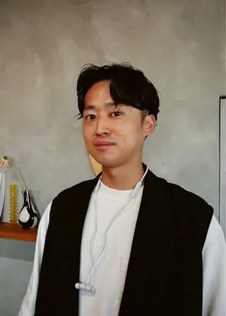 ショート パーマ メンズ メンズ特化ショート/ センターパート/福田のヘアスタイル