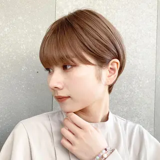 ショート 似合わせ/小顔カット 🔷山方直也のヘアスタイル