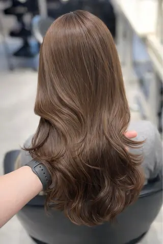 ロング 透明感カラー/恵比寿 /レイヤーカット大場のヘアスタイル