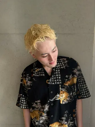 ショート カラー マツダテホノカ🌼 ボブ・ハイトーン🌼のヘアスタイル