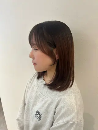 ミディアム Ami♡表参道 ピンク/ラベンダーのヘアスタイル