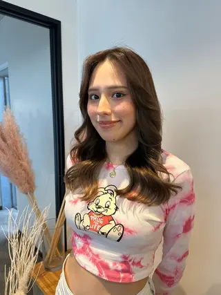 セミロング yuika .のヘアスタイル