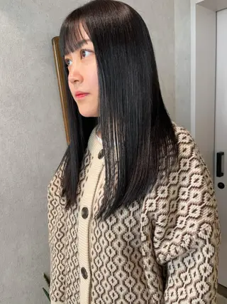 ロング カラー ナチュラル透明感🌱 小山美樹子のヘアスタイル