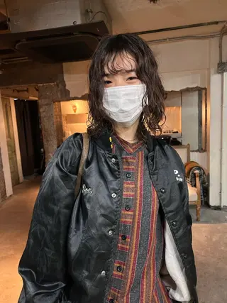 ミディアム パーマ お任せヘア☘️☘️ 及川渚のヘアスタイル