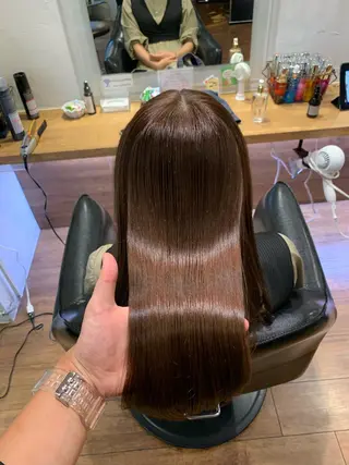 ロング コテ巻きパーマ/韓国 パーマ/佐野のヘアスタイル