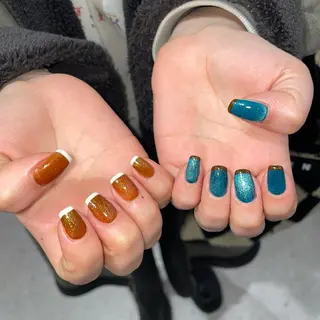 ネイル 🫧飛山琉桜/二条 ネイルアート/束感のマツエク・マツパデザイン