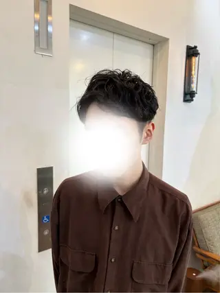 パーマ メンズ 似合わせカット‪// 鶴我万唯華のヘアスタイル