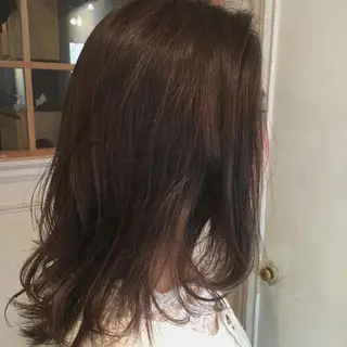 ミディアム カラー パーマ 銀座🤍ボブ/ ミディアム/佐野夢美のヘアスタイル