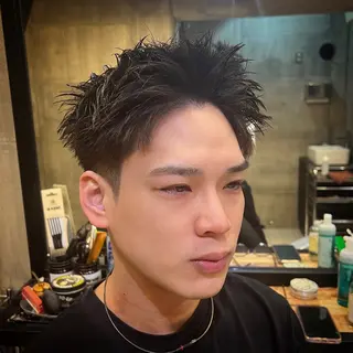 ショート メンズ BINGO HAIR WORKS 【ビンゴヘアワークス】所属・🎱メンズフェード 特化HYOGA🎱のヘアスタイル