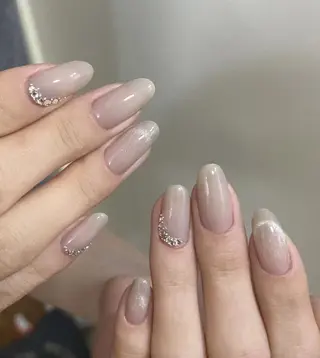 ネイル By moonネイル 🌷ワンホン/韓国風のネイルデザイン