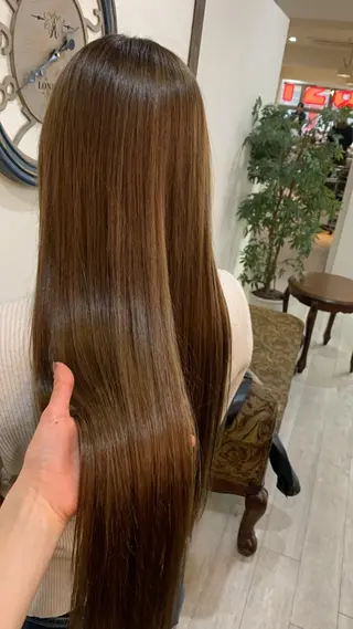 ロング カラー 小嶋 美里のヘアスタイル