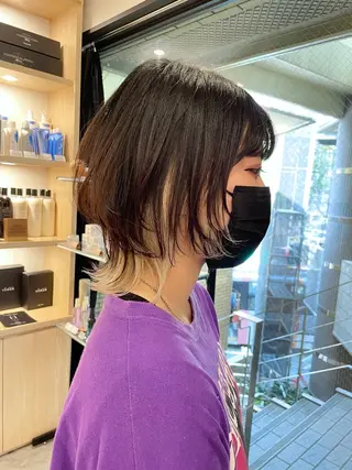 ショート カラー 城　健太郎 💎ハイトーンのヘアスタイル