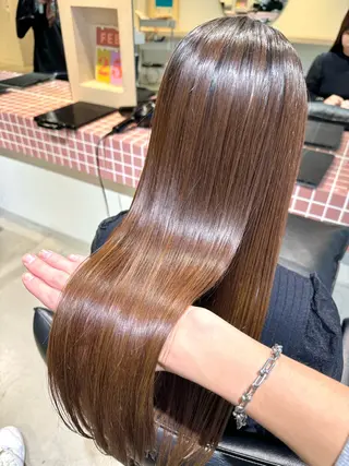 ロング 髪質改善マスター 長尾勇弥/梅田中津のヘアスタイル