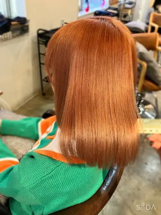 ミディアム 🫧縮毛矯正支持率 No.1 ほのか🫧のヘアスタイル